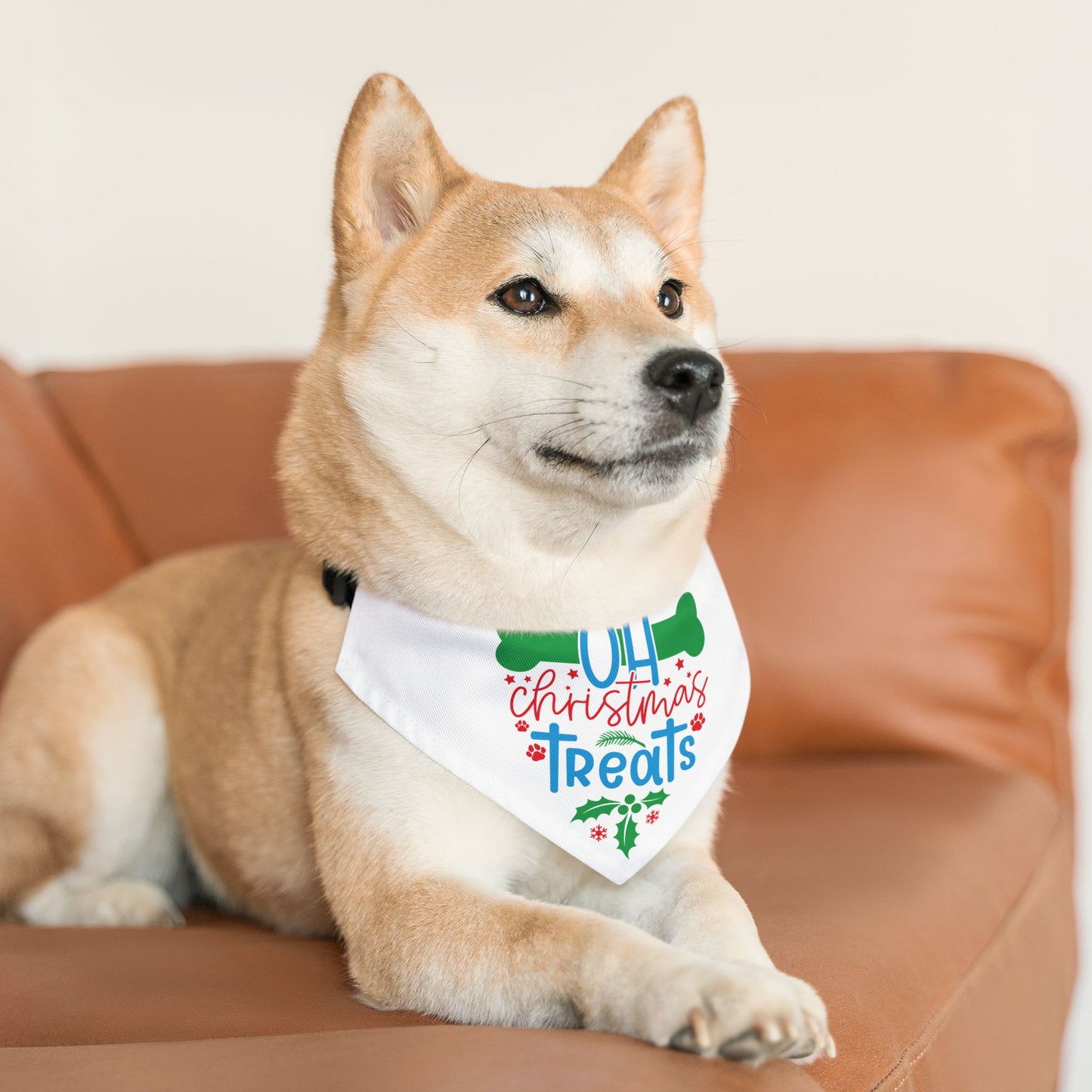 Festive Pet Bandana Collar – Christmas Dog Accessory, Holiday Outfit & Cute Pet Gift