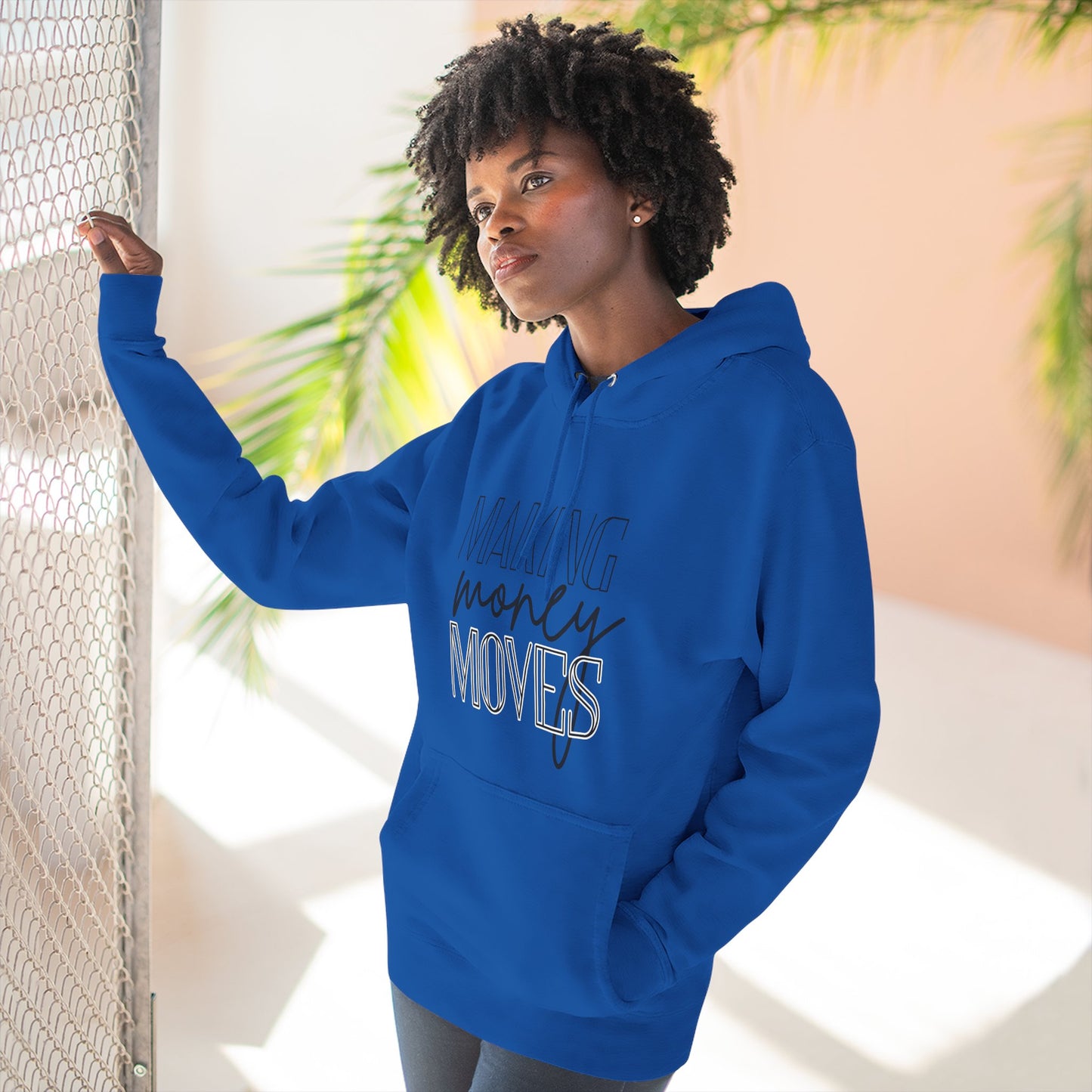 Motivational Fleece Hoodie | Making Money Moves Sweatshirt for Entrepreneurs