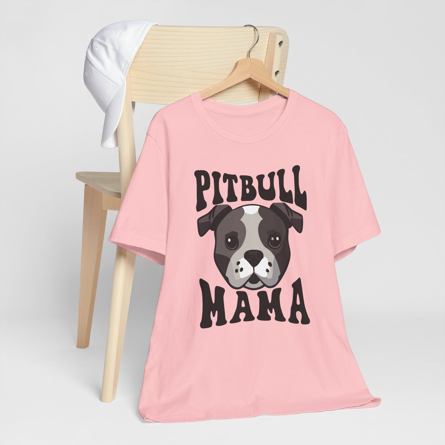 Pitbull Mama T-Shirt | Cute Dog Lover Shirt, Pet Parent Gift & Animal Rescue Pride Apparel