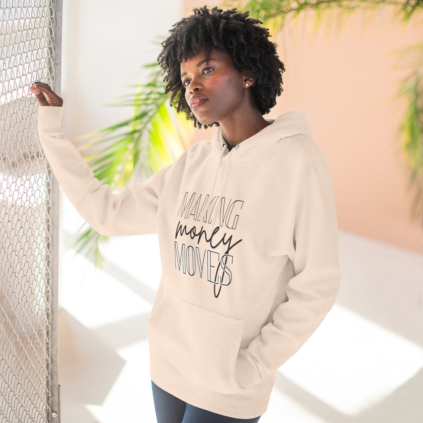 Motivational Fleece Hoodie | Making Money Moves Sweatshirt for Entrepreneurs