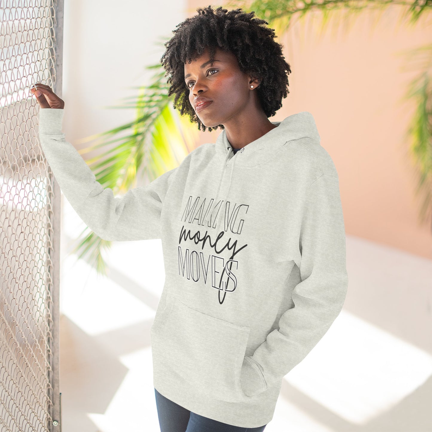 Motivational Fleece Hoodie | Making Money Moves Sweatshirt for Entrepreneurs