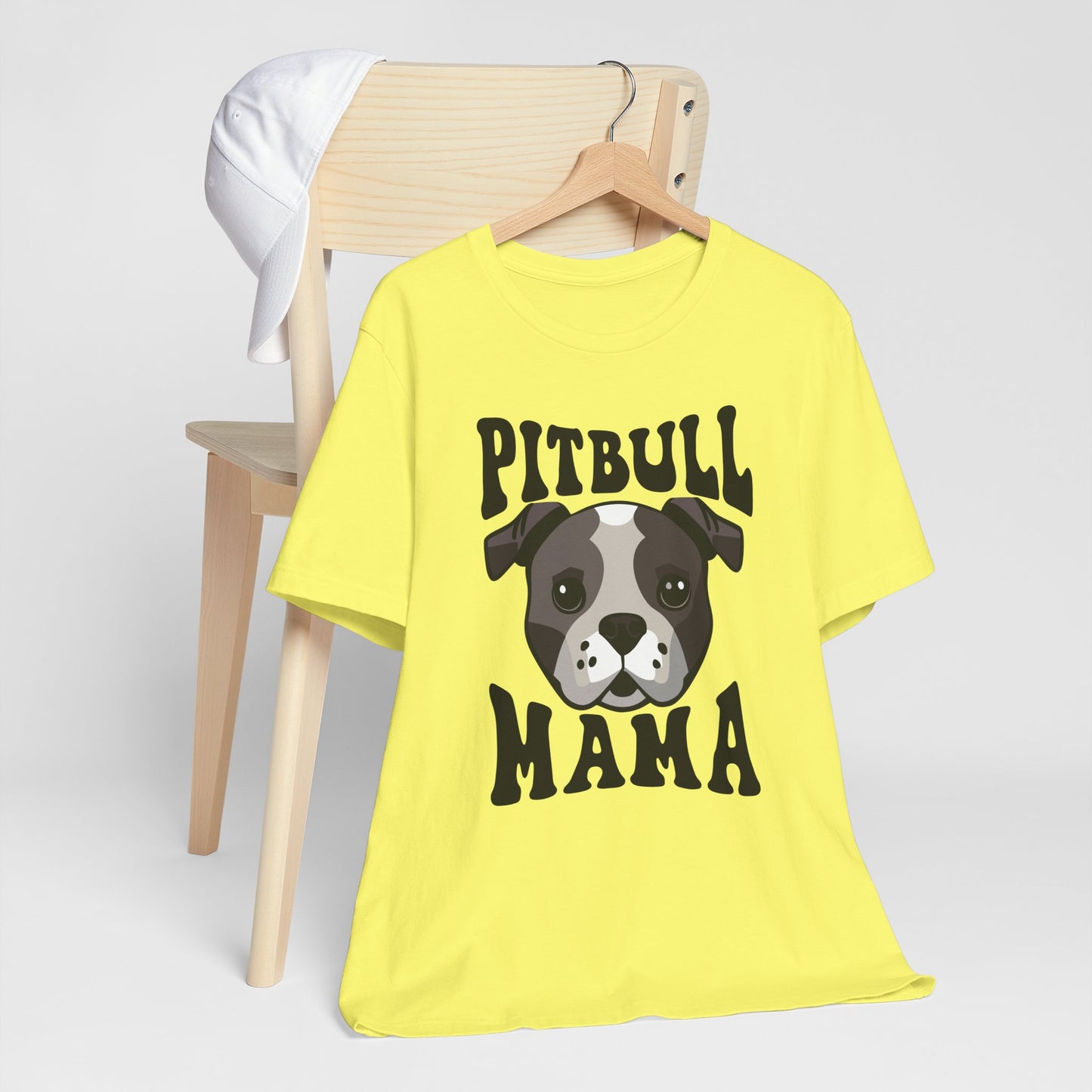 Pitbull Mama T-Shirt | Cute Dog Lover Shirt, Pet Parent Gift & Animal Rescue Pride Apparel