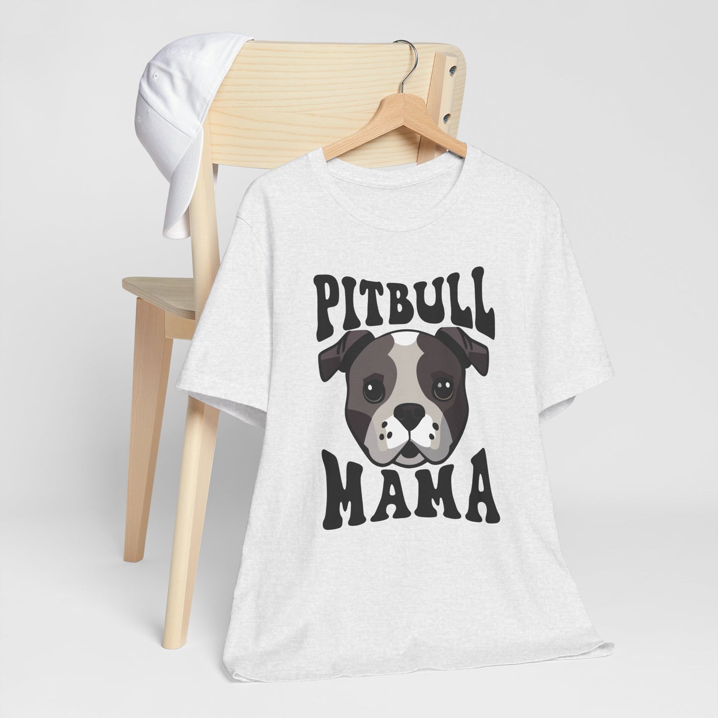 Pitbull Mama T-Shirt | Cute Dog Lover Shirt, Pet Parent Gift & Animal Rescue Pride Apparel