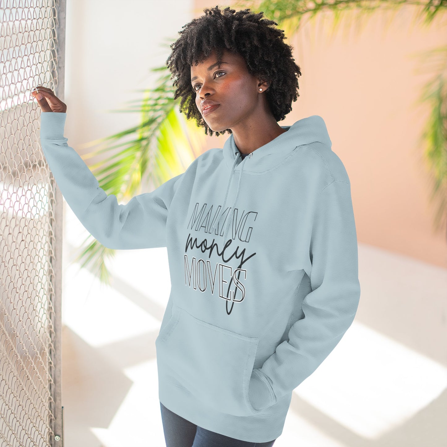 Motivational Fleece Hoodie | Making Money Moves Sweatshirt for Entrepreneurs