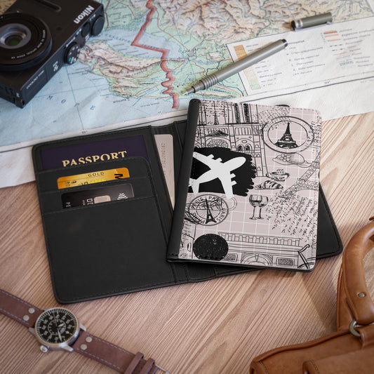 Travel Passport Cover – Stylish Passport Holder, Vacation Essential & Gift for Travelers
