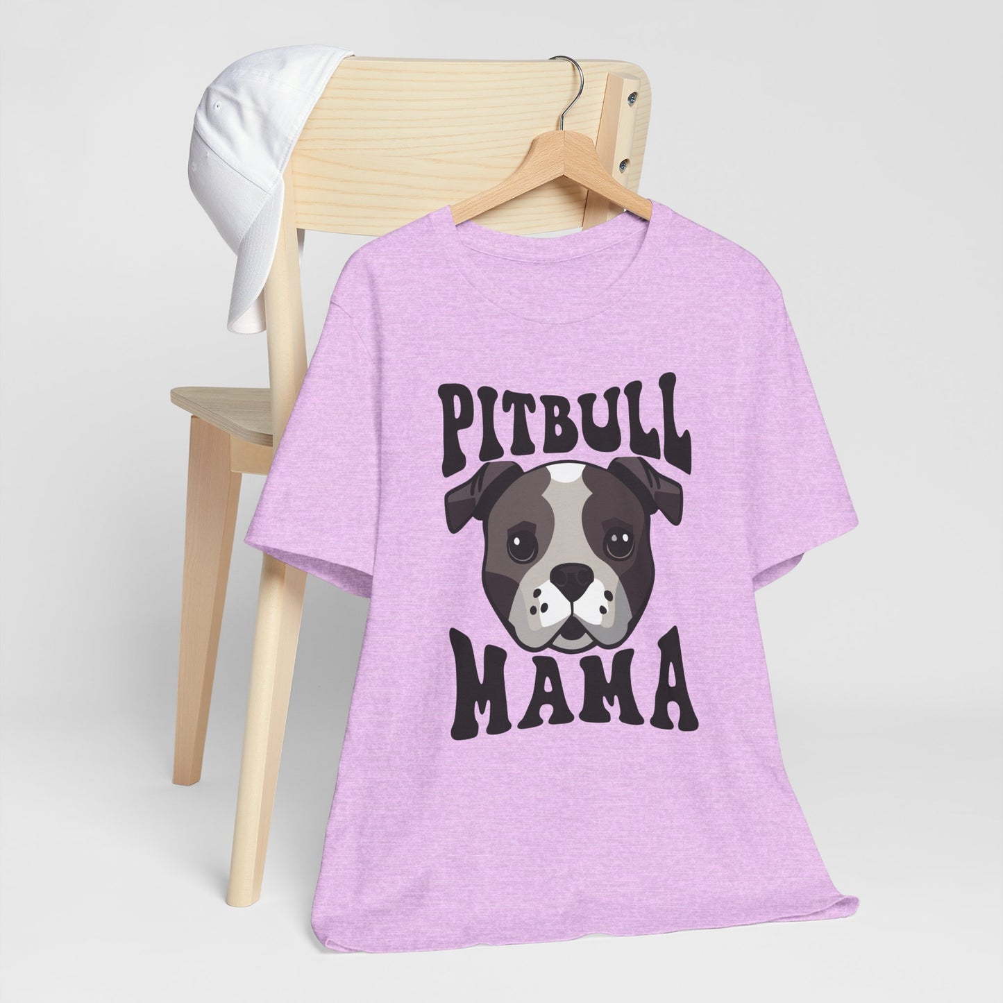 Pitbull Mama T-Shirt | Cute Dog Lover Shirt, Pet Parent Gift & Animal Rescue Pride Apparel