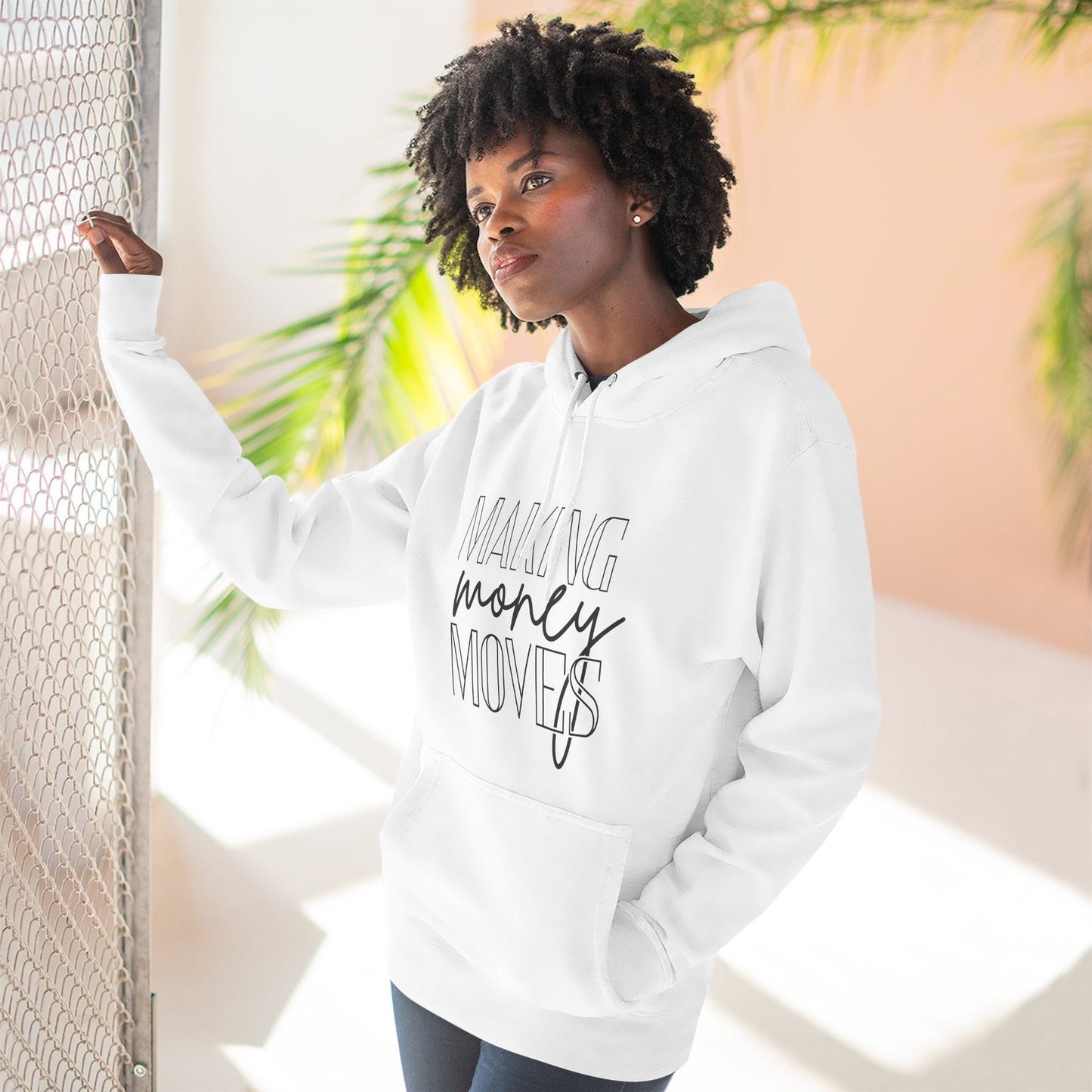Motivational Fleece Hoodie | Making Money Moves Sweatshirt for Entrepreneurs