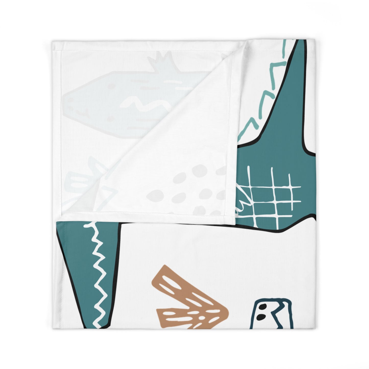 Dinosaur Baby Swaddle Blanket | Cute Infant Blanket for Boys & Newborn Gift