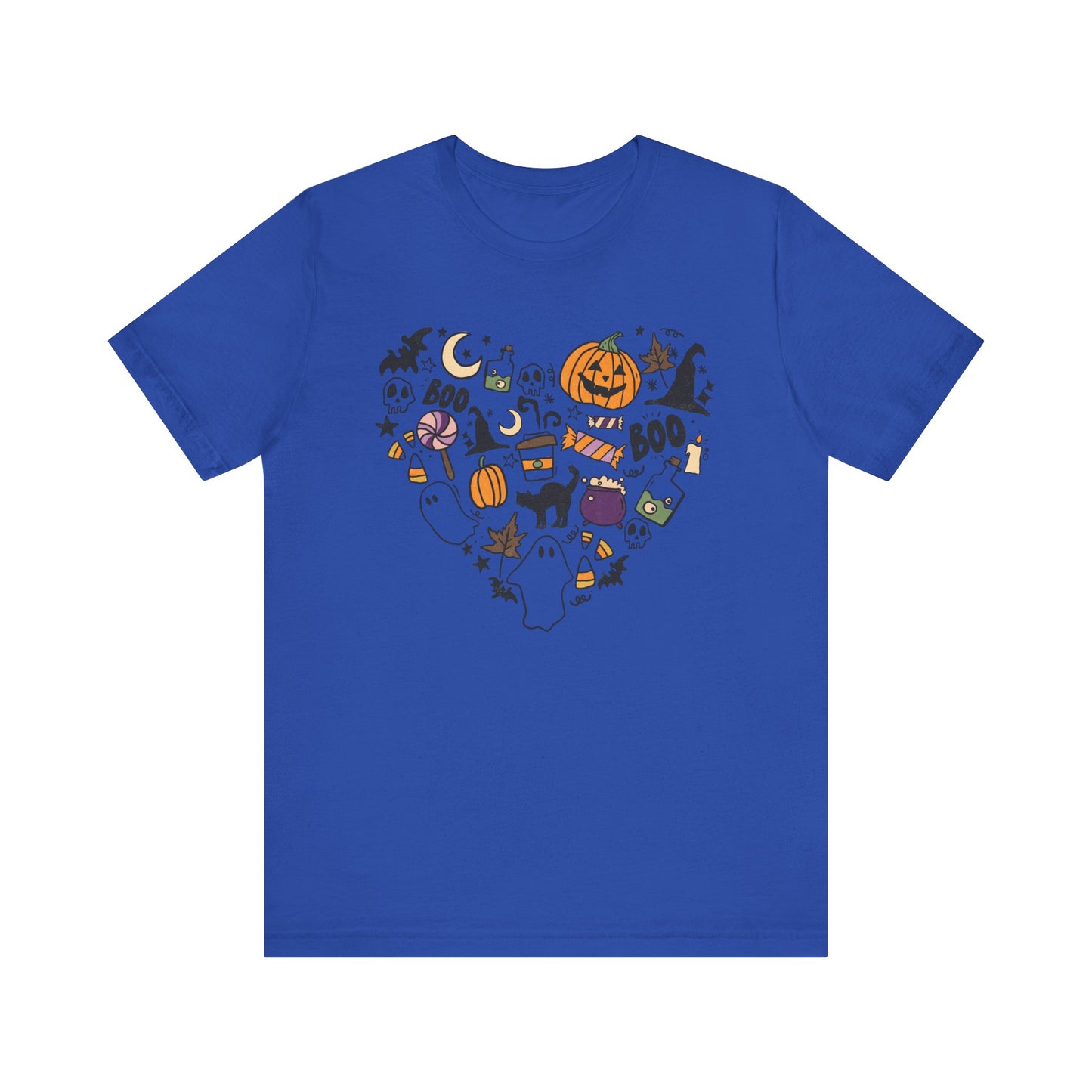 Halloween Heart Graphic Tee – Spooky Cute Fall Shirt