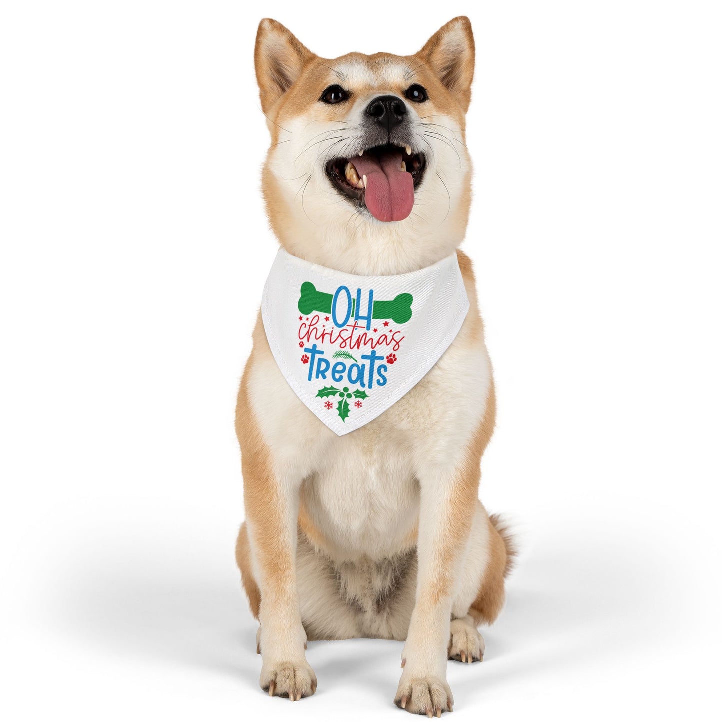 Festive Pet Bandana Collar – Christmas Dog Accessory, Holiday Outfit & Cute Pet Gift