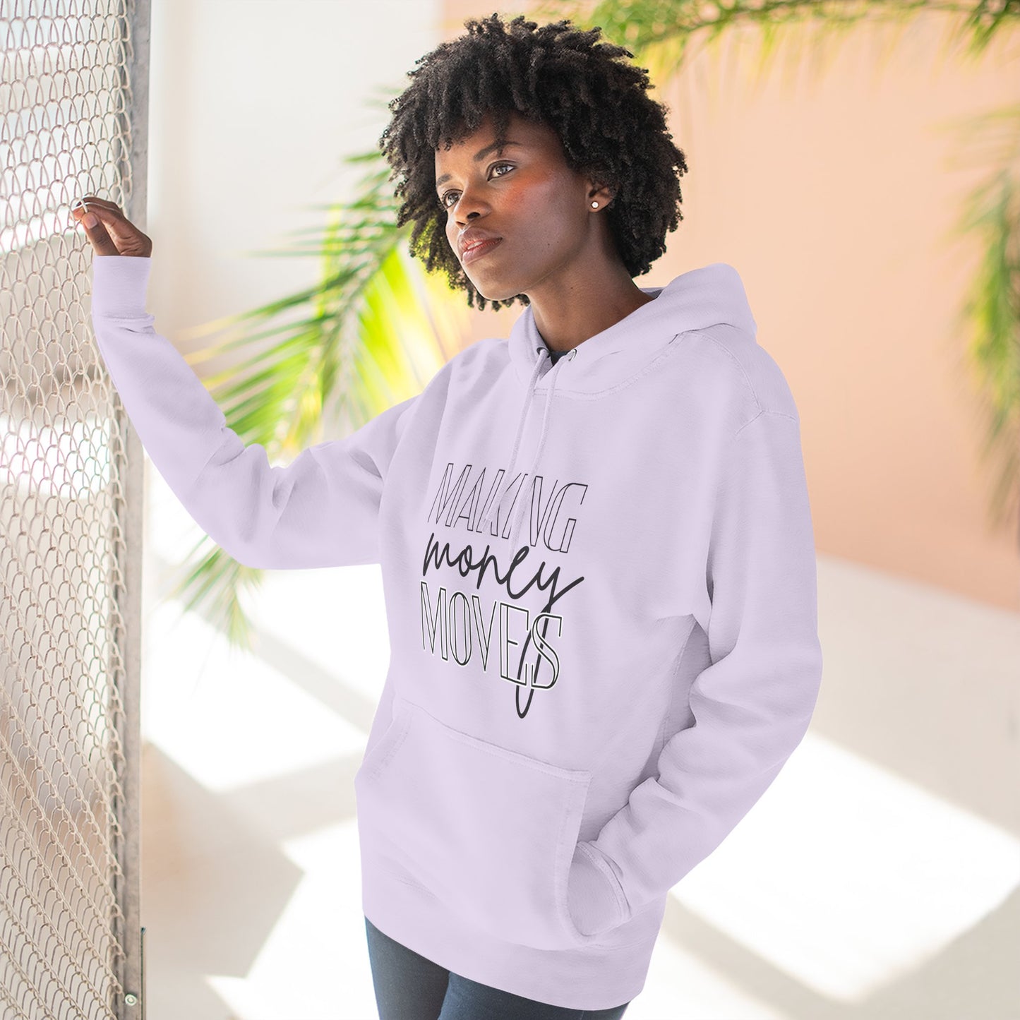 Motivational Fleece Hoodie | Making Money Moves Sweatshirt for Entrepreneurs