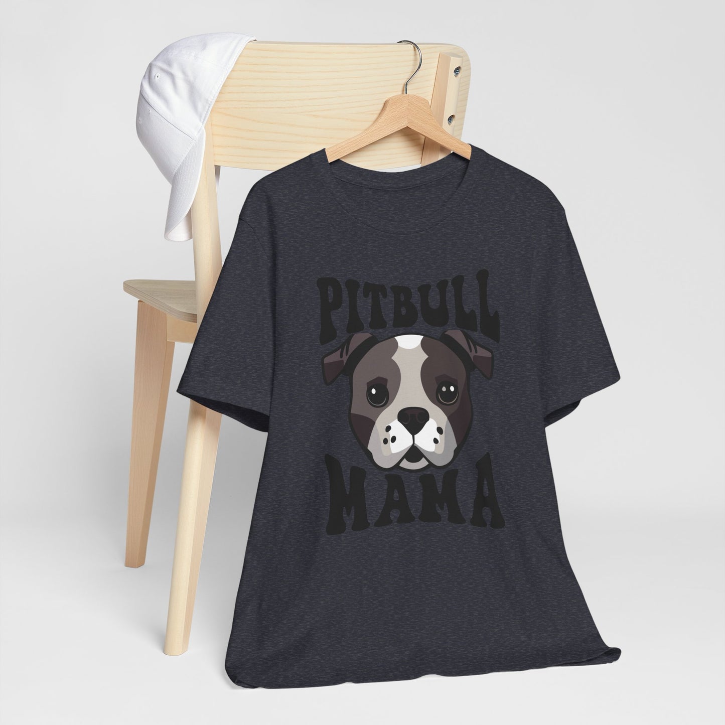 Pitbull Mama T-Shirt | Cute Dog Lover Shirt, Pet Parent Gift & Animal Rescue Pride Apparel