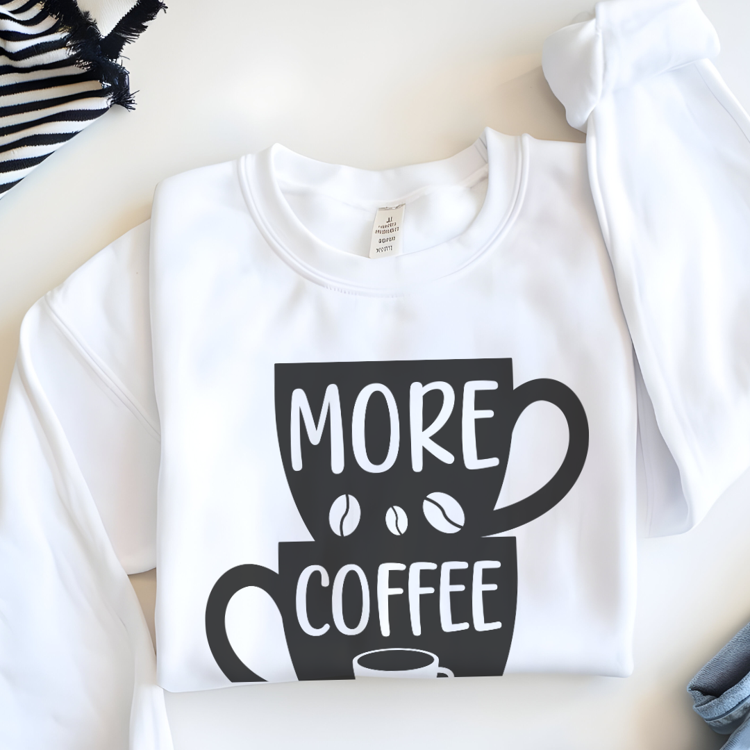Coffee Lover Crewneck Sweatshirt | Cozy Barista Gift & Funny Fall Outfit