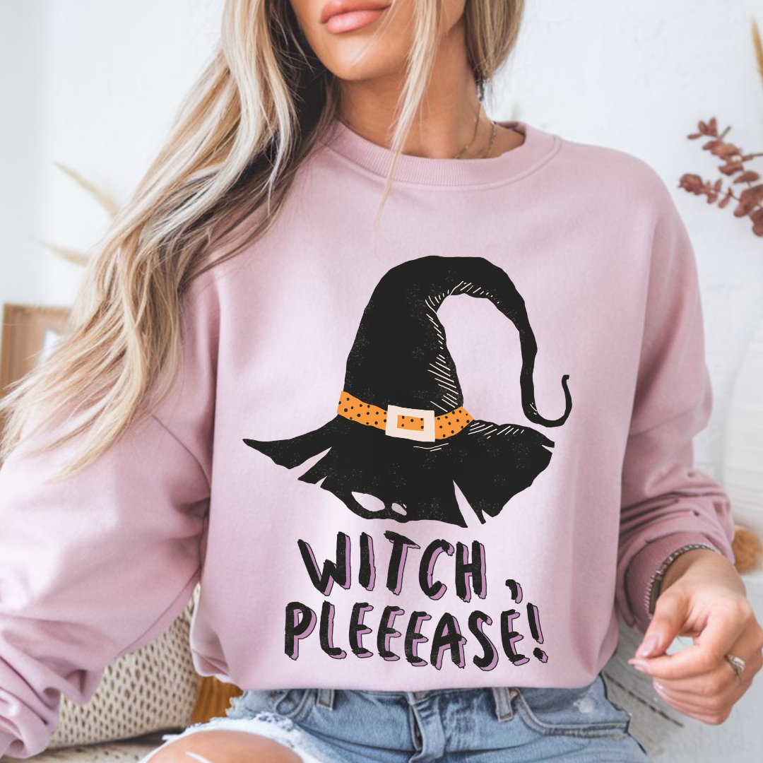 Witch Halloween Sweatshirt | Cozy Fall Outfit for Spooky Season & Parties