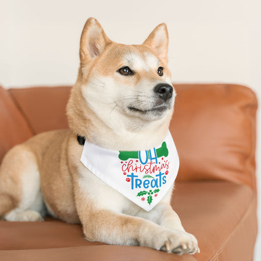 Festive Pet Bandana Collar – Christmas Dog Accessory, Holiday Outfit & Cute Pet Gift