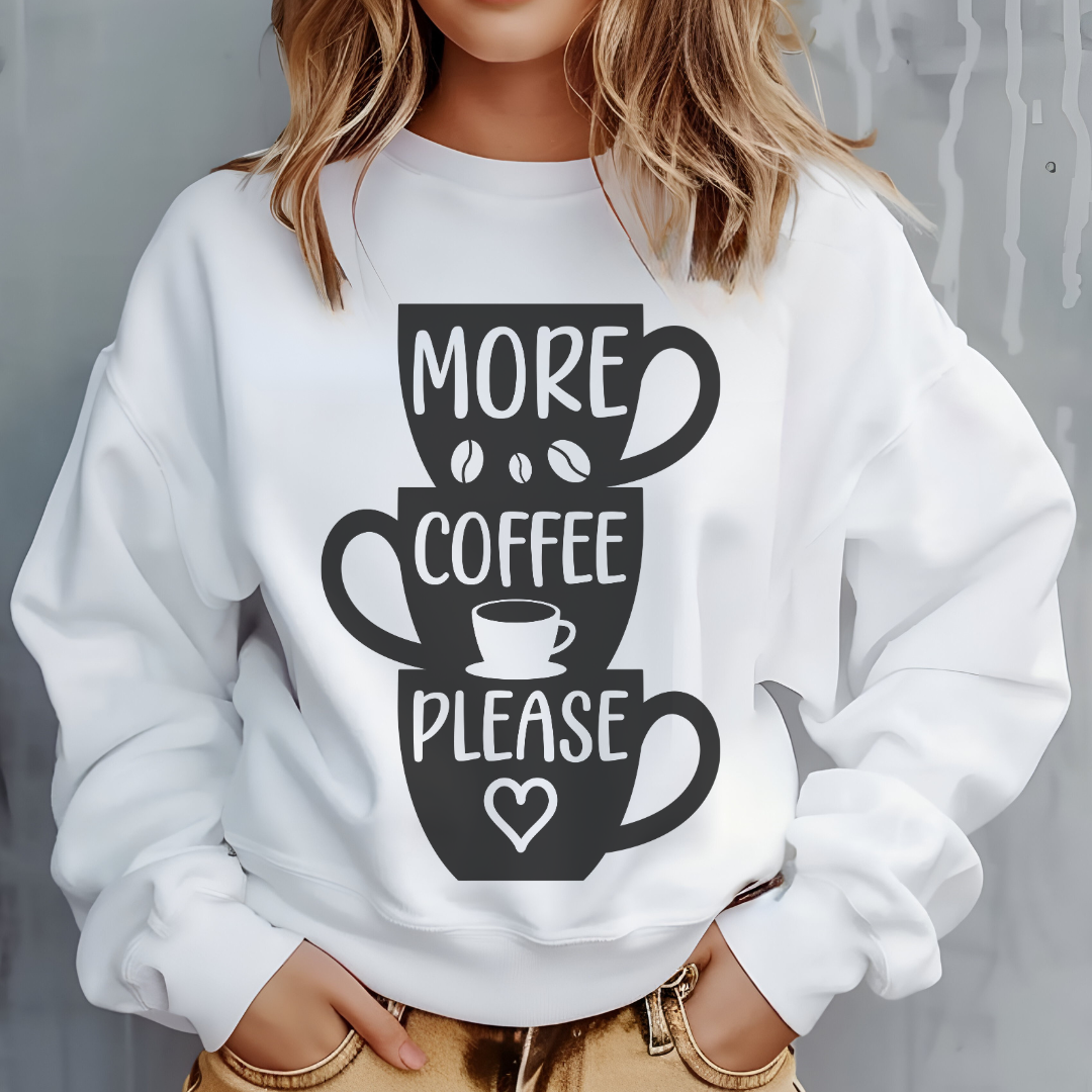 Coffee Lover Crewneck Sweatshirt | Cozy Barista Gift & Funny Fall Outfit