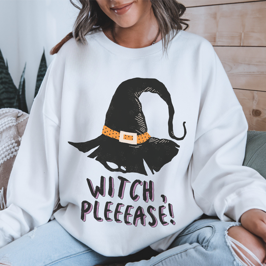Witch Halloween Sweatshirt | Cozy Fall Outfit for Spooky Season & Parties